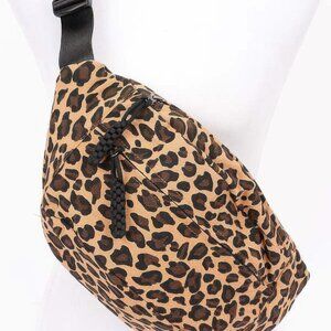 Cotton Canvas Leo Crossbody Bag